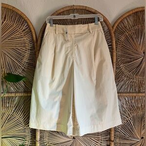 Exquise Cropped Pleated Trousers